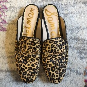 Sam Edelman Leopard Slides